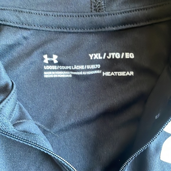 Under Armour Youth XL quarter zip with hood - Picture 2 of 2